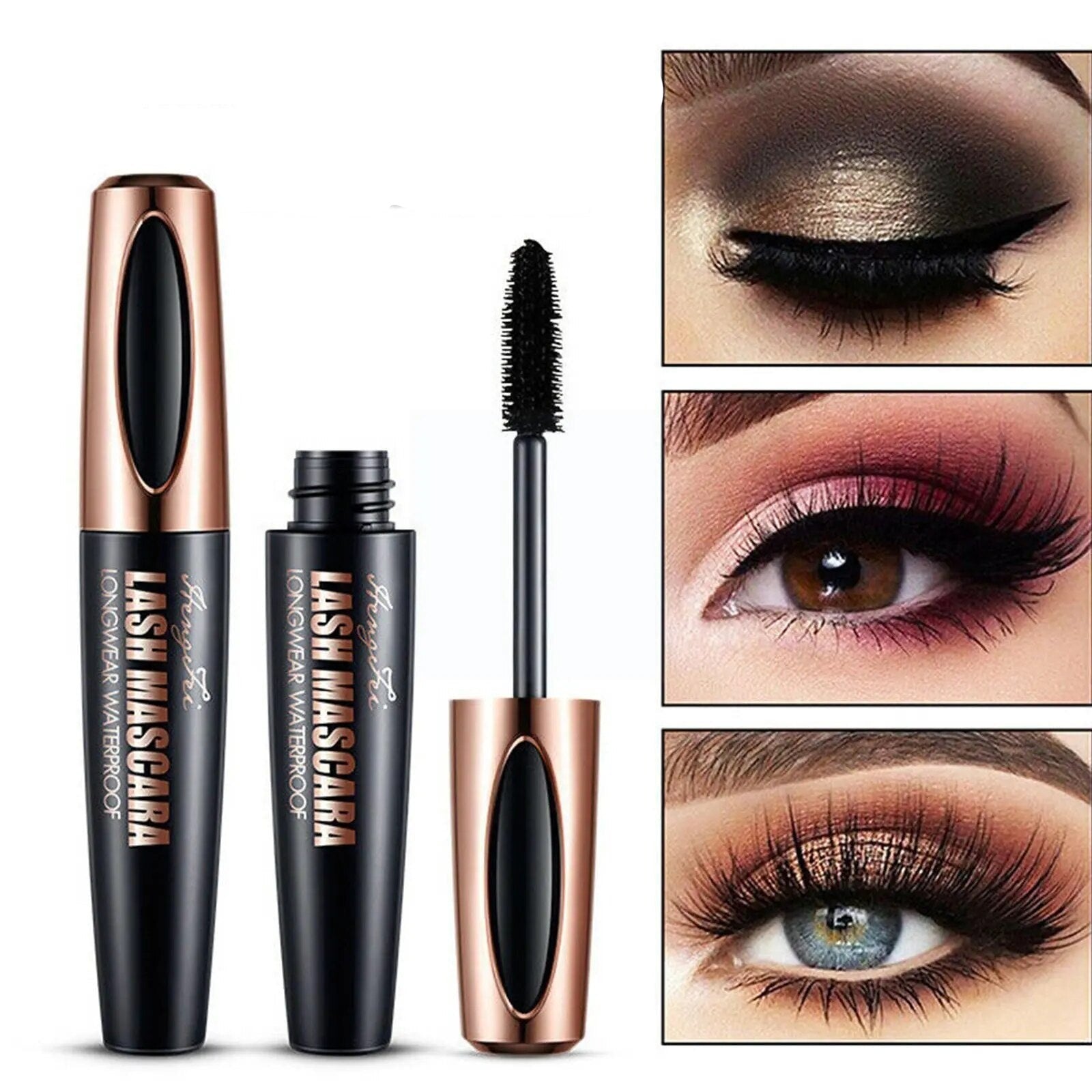 4D Vezelkrul Waterdichte Mascara