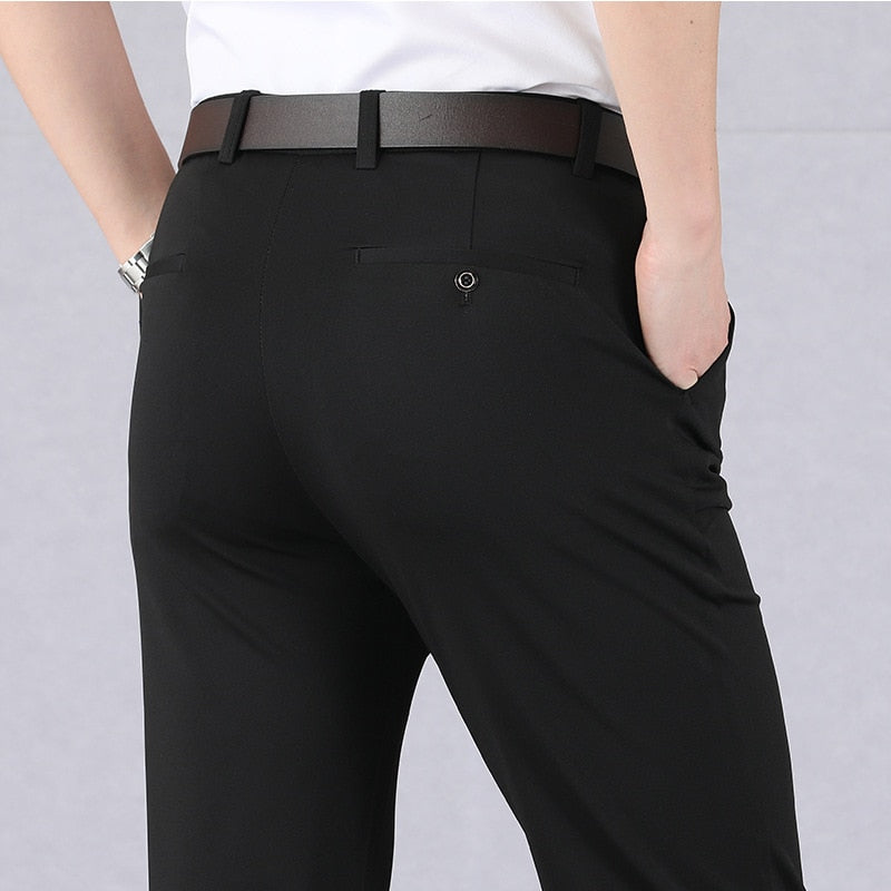 Heren Stretchbare Hoge Taille Broeken