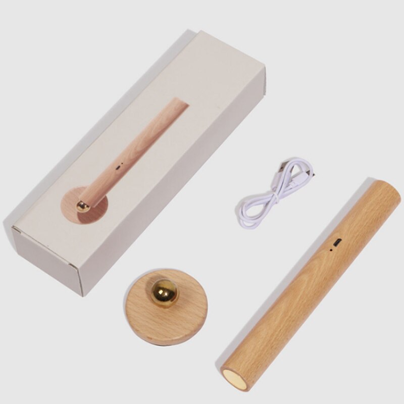 Draaibare Houten Wandlamp