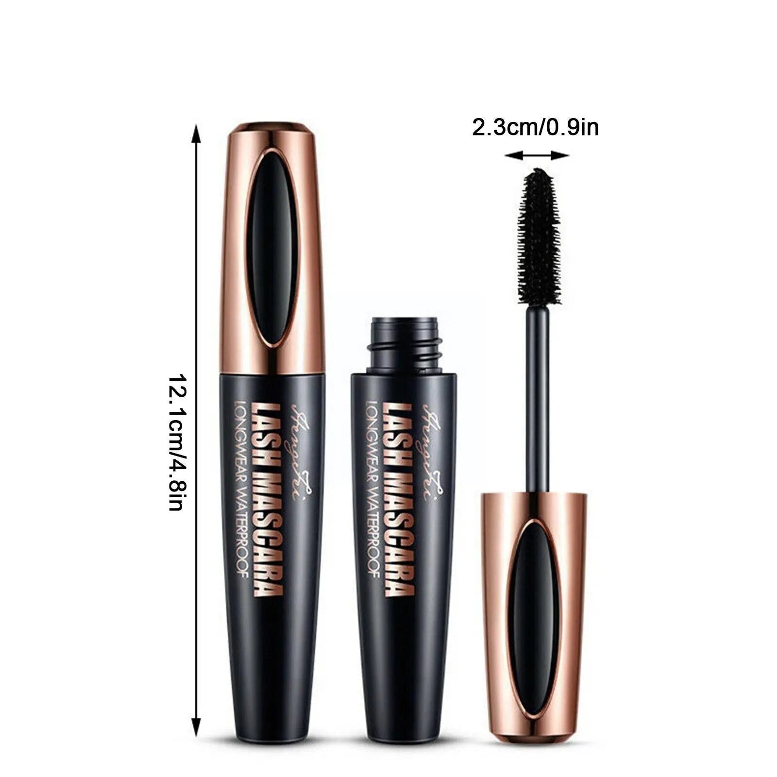 4D Vezelkrul Waterdichte Mascara