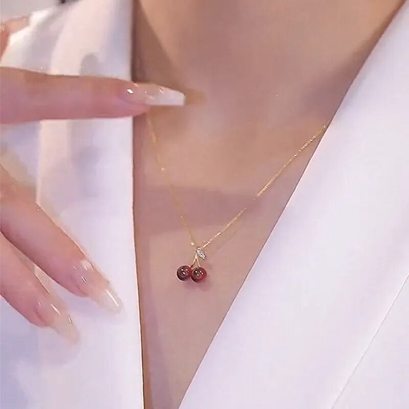 Kersen Hanger Ketting