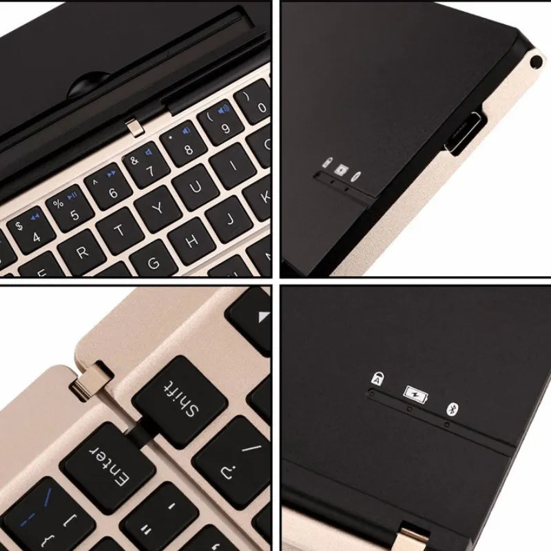 Tri-Vouwbare Draadloze Toetsenbord