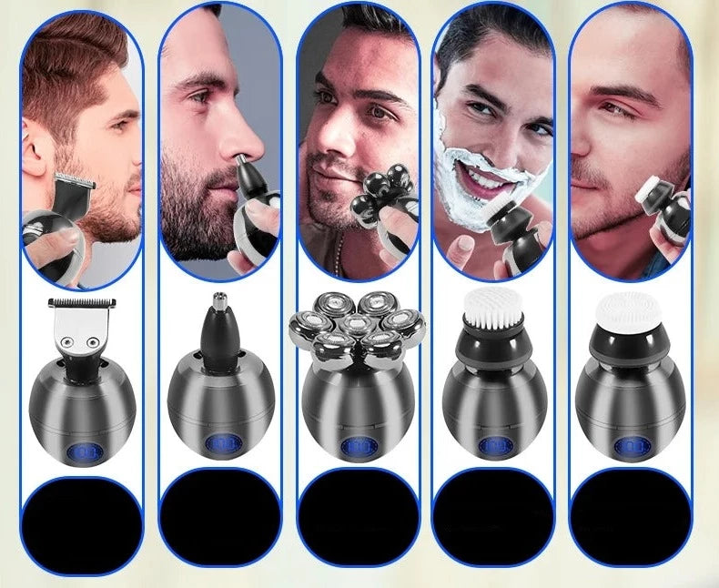 5-in-1 Heren Elektrische Scheerapparaat
