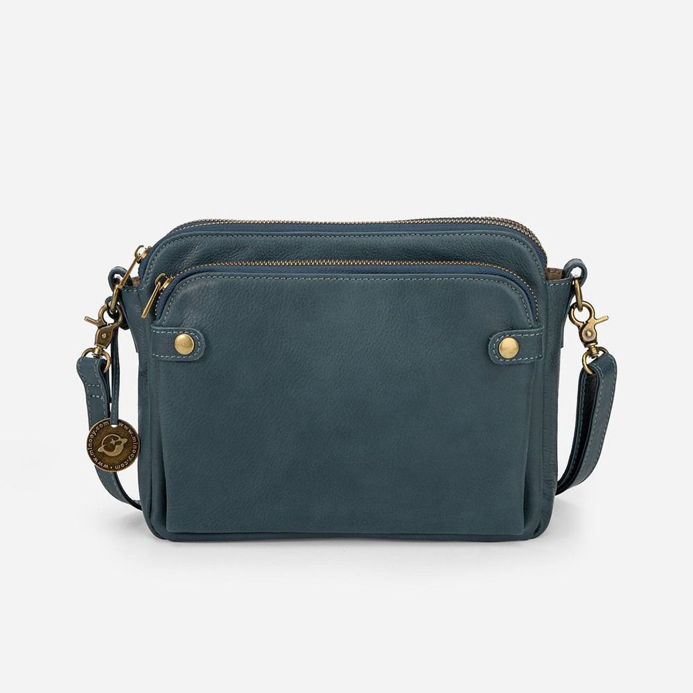Drielaags Leren Handtas