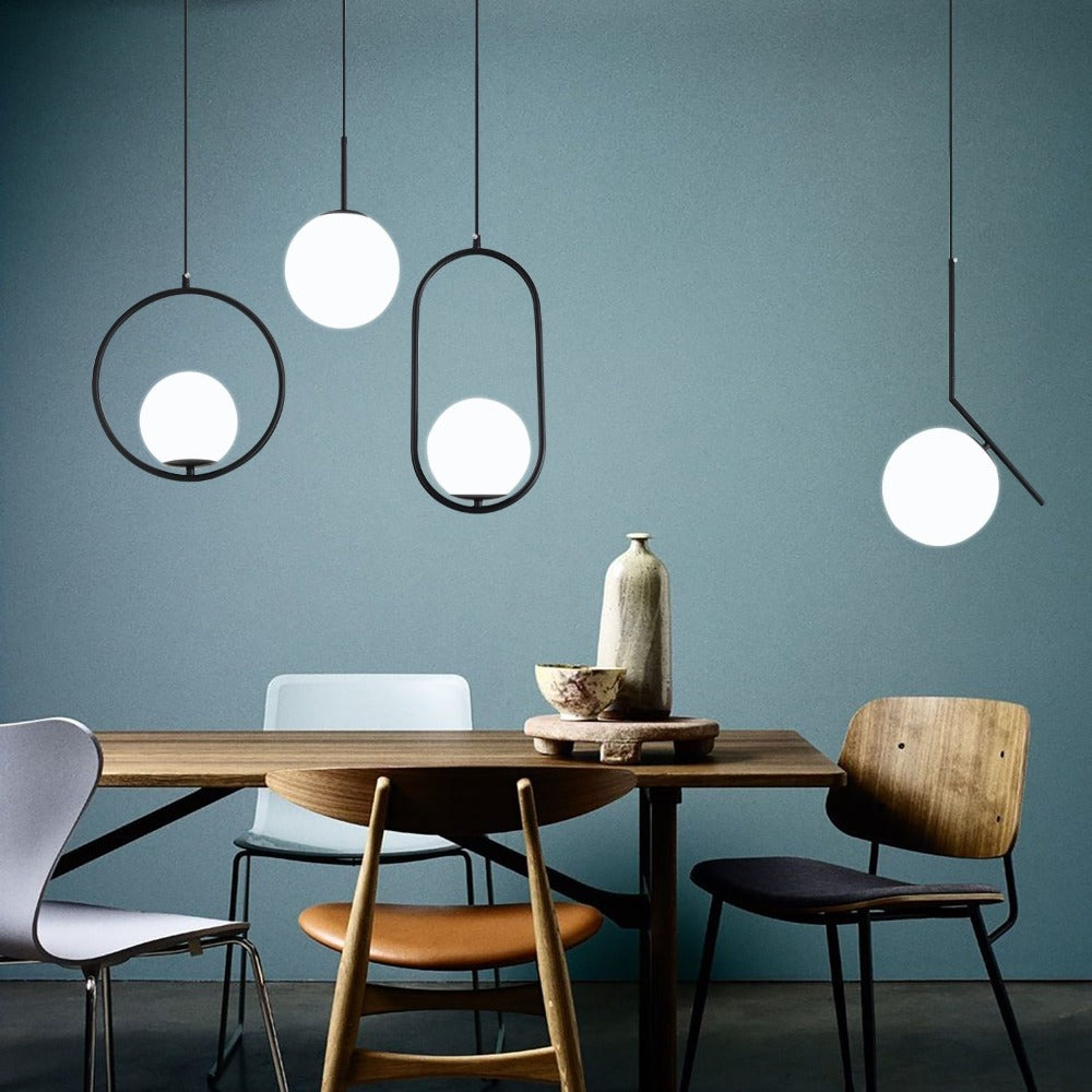 Scandinavische Hanglamp Voor Woonkamer En Slaapkamer Met Verstelbare Ophanglengte 1