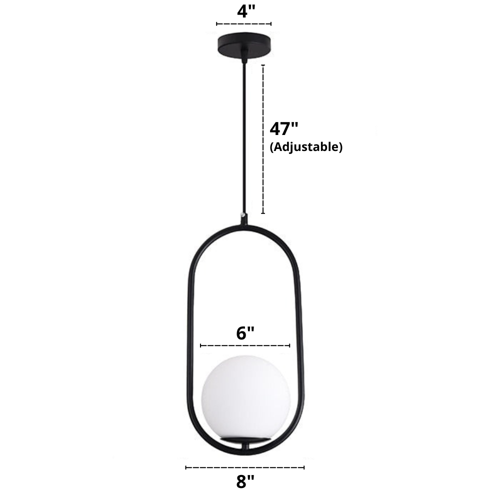Scandinavische Hanglamp Voor Woonkamer En Slaapkamer Met Verstelbare Ophanglengte 10