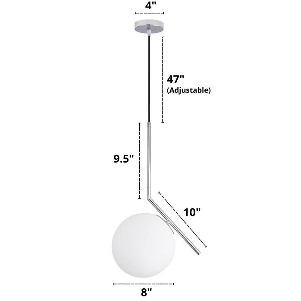 Scandinavische Hanglamp Voor Woonkamer En Slaapkamer Met Verstelbare Ophanglengte 13