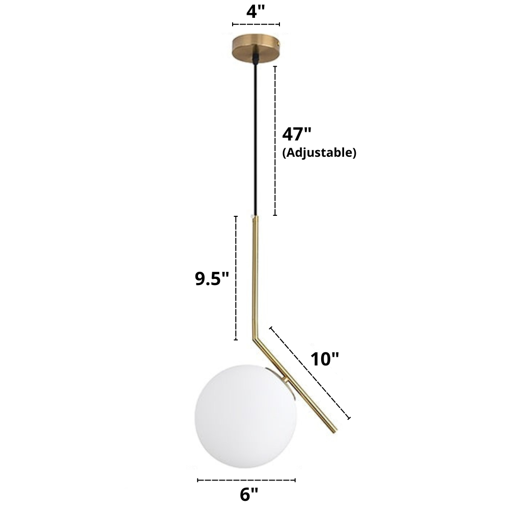 Scandinavische Hanglamp Voor Woonkamer En Slaapkamer Met Verstelbare Ophanglengte 16