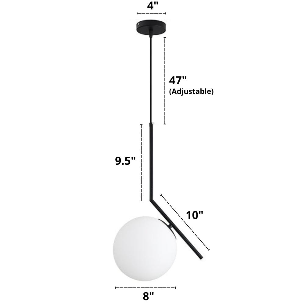 Scandinavische Hanglamp Voor Woonkamer En Slaapkamer Met Verstelbare Ophanglengte 19