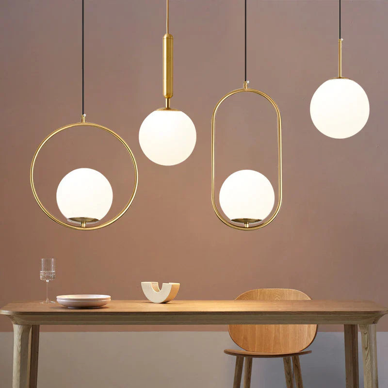 Scandinavische Hanglamp Voor Woonkamer En Slaapkamer Met Verstelbare Ophanglengte 2