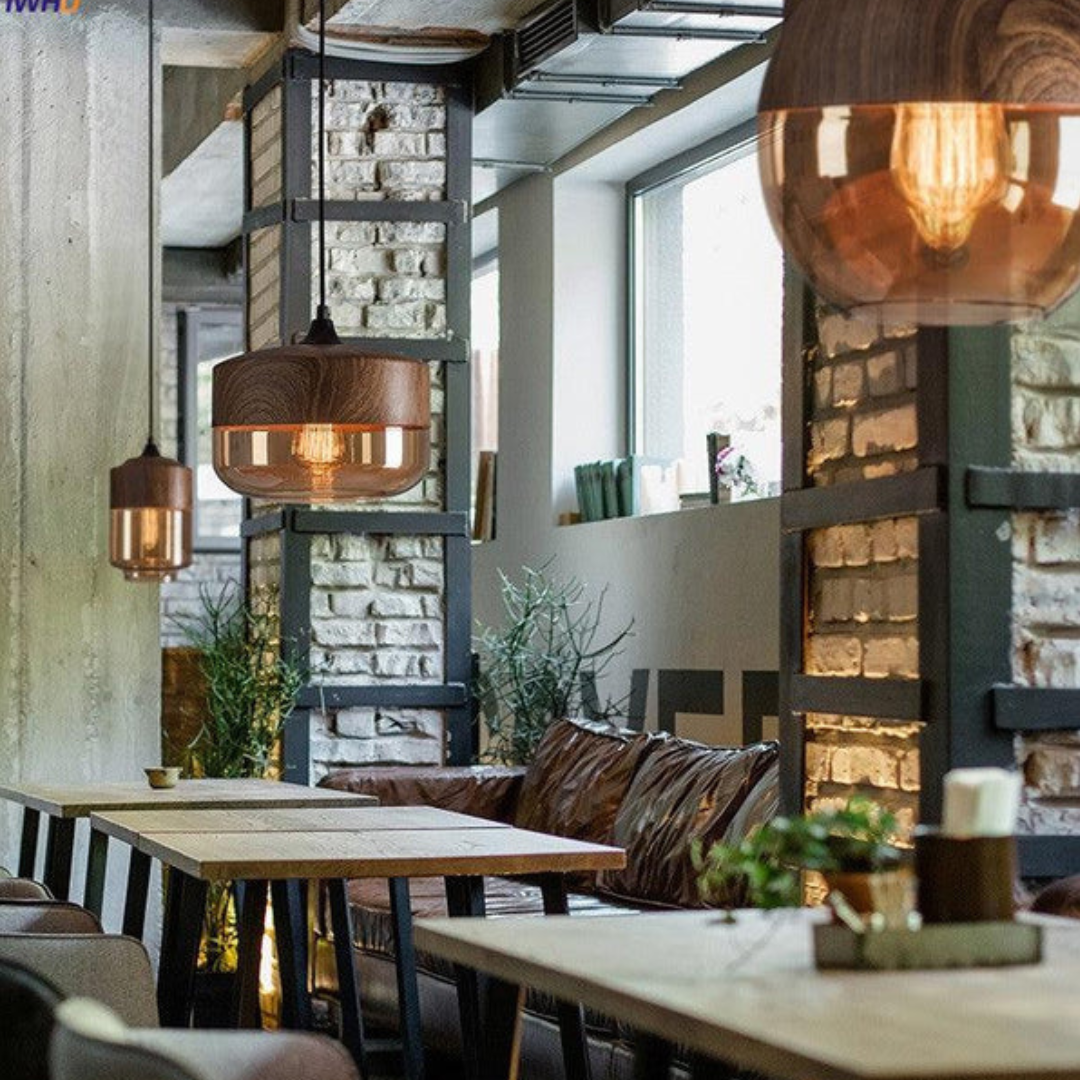 Scandinavische Plafondlamp NordLuna met Houten Accenten 6