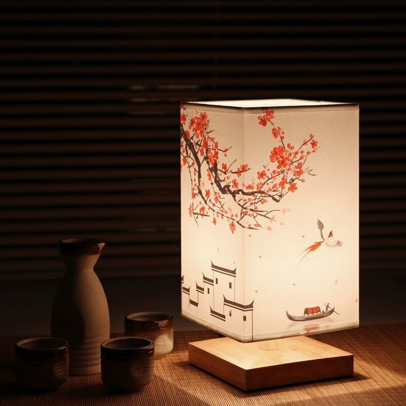 Scandinavische Tafellamp met Japans Ontwerp voor Sfeervolle Interieurs 0
