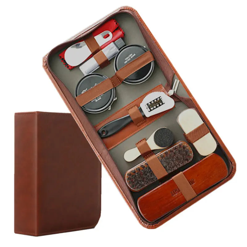 Schoenverzorgingsset 9 Stuks Compleet voor Nette en Casual Schoenen 1