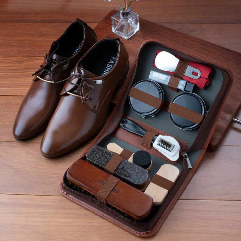 Schoenverzorgingsset 9 Stuks Compleet voor Nette en Casual Schoenen 5