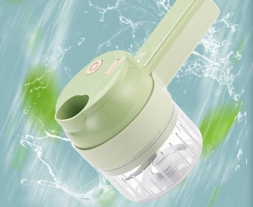 4-in-1 Elektrische Keukensnijderset