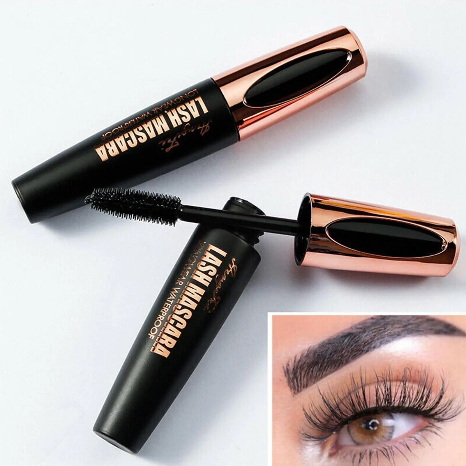 4D Vezelkrul Waterdichte Mascara