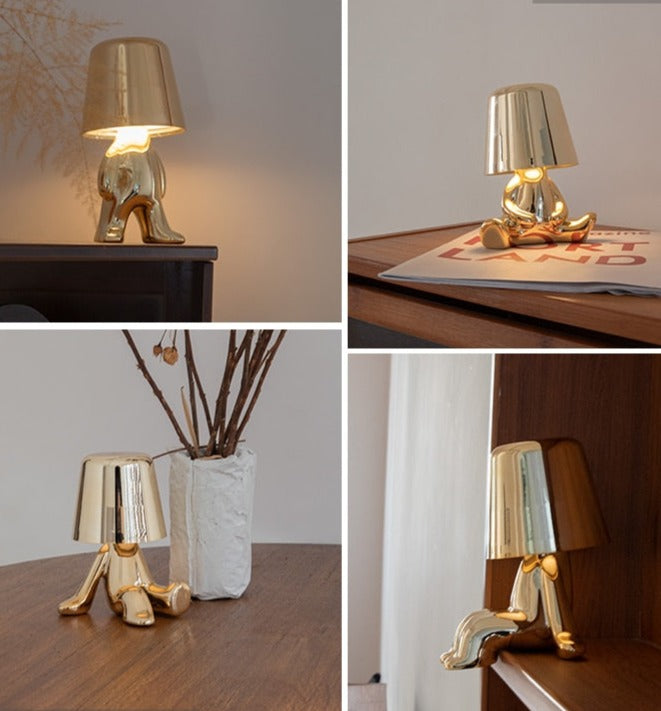 Denker Gouden Man Tafellamp