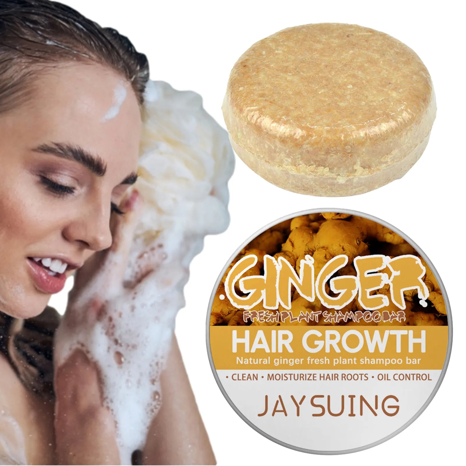 Gember Haarherstel Shampoo Bar