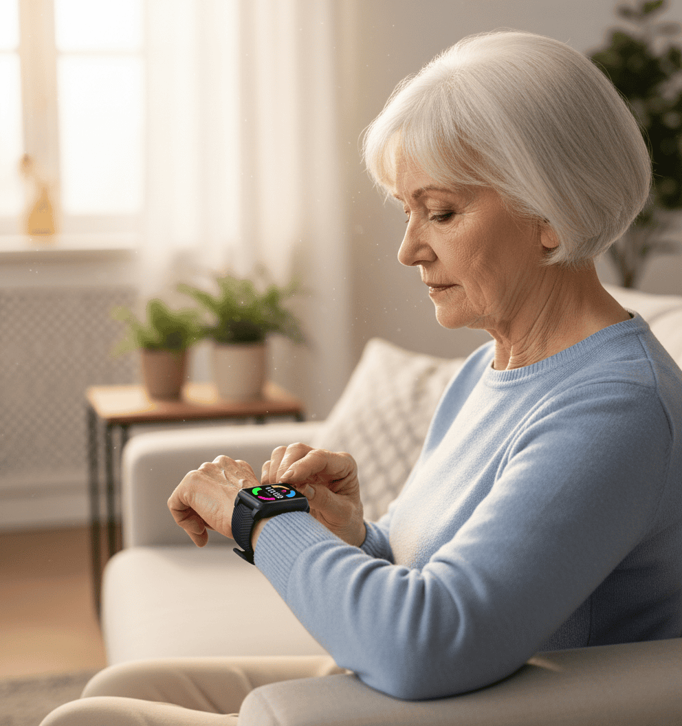 Senioren GPS-Smartwatch met Valdetectie en SOS-Functie 1