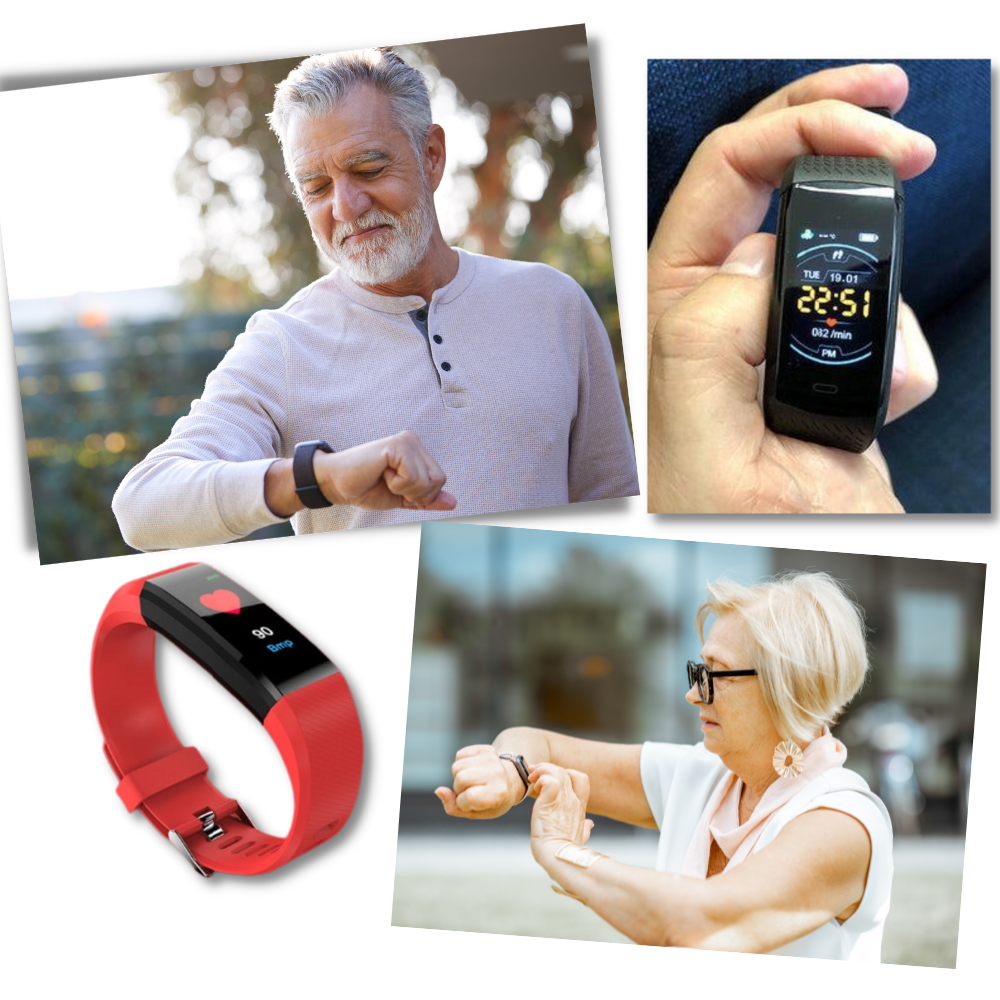 Senioren Smartwatch Met Gezondheidsmonitor En Fitnessfuncties 2