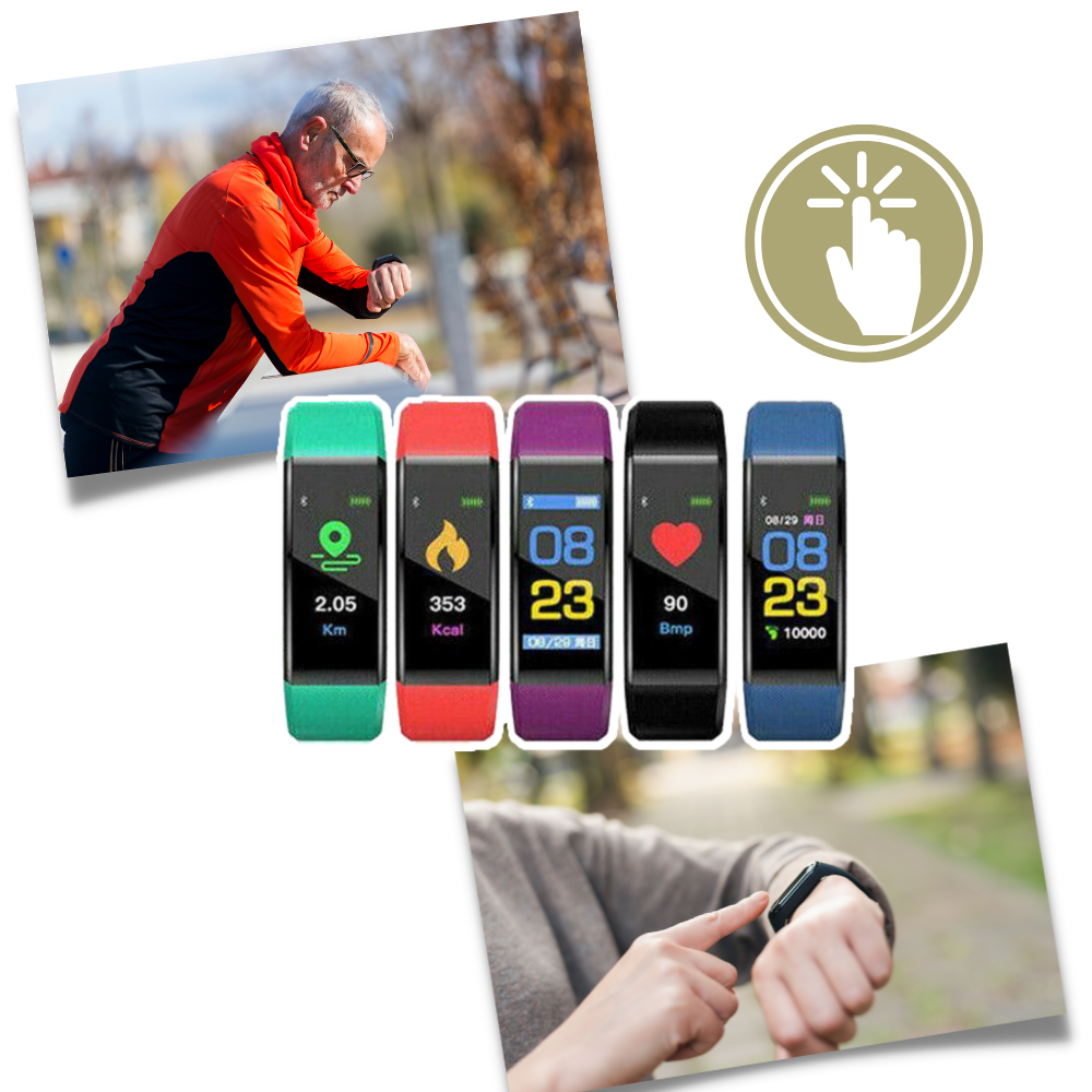 Senioren Smartwatch Met Gezondheidsmonitor En Fitnessfuncties 3