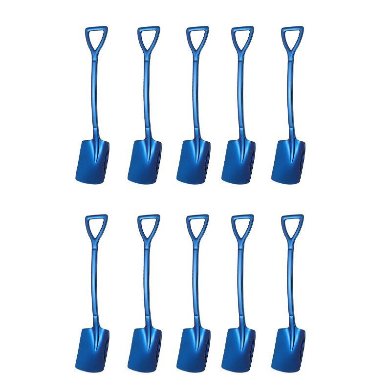 Set van 10 Koffielepels voor Dessert en Thee 4