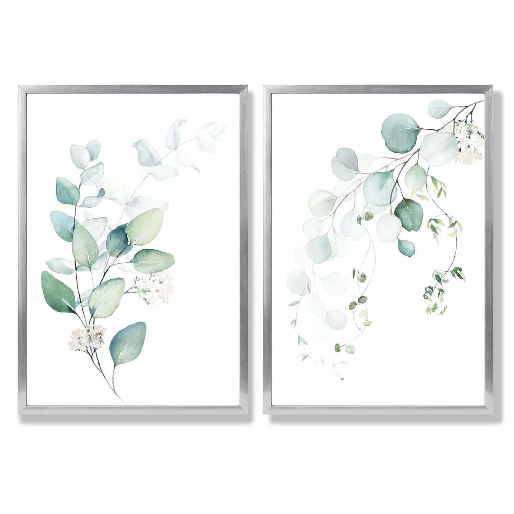 Set van 2 Kunstprints Eucalyptus Ingelijst 9