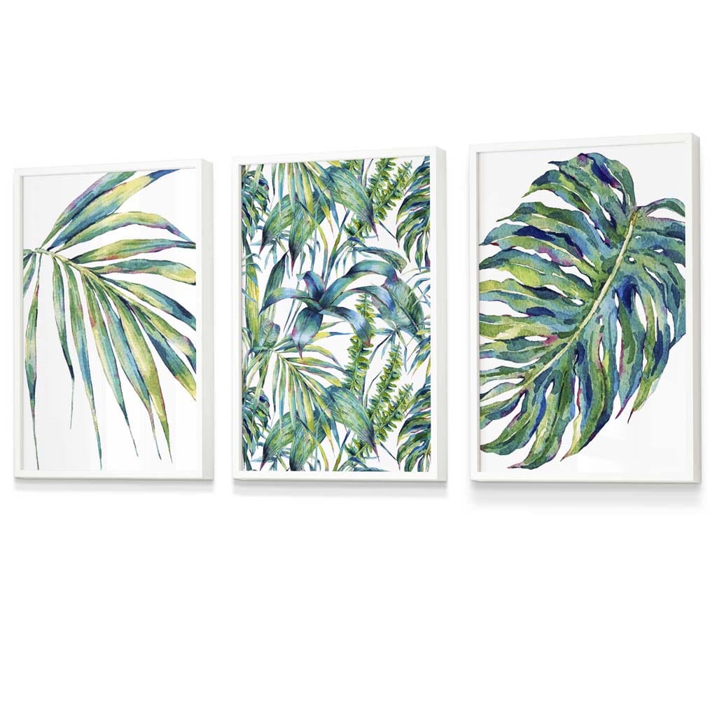 Set van 3 Botanische Kunstprints voor Wanddecoratie 1