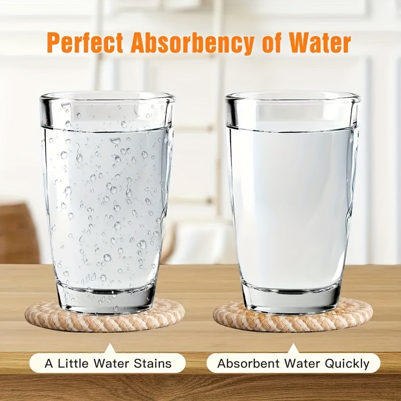 Set van 8 Onderzetters voor Glazen Boho Stijl 7