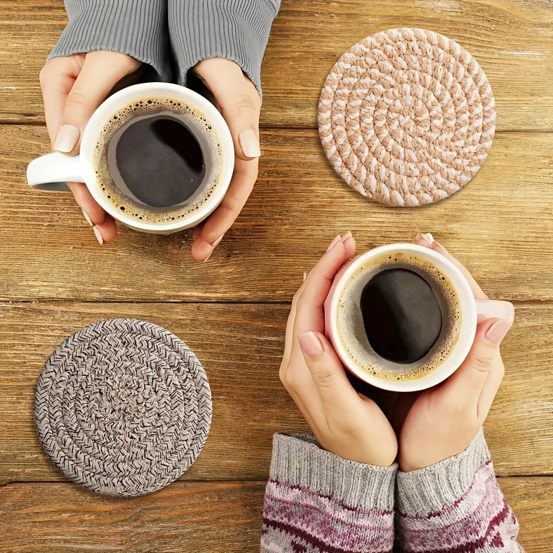 Set van 8 Onderzetters voor Glazen Boho Stijl 8