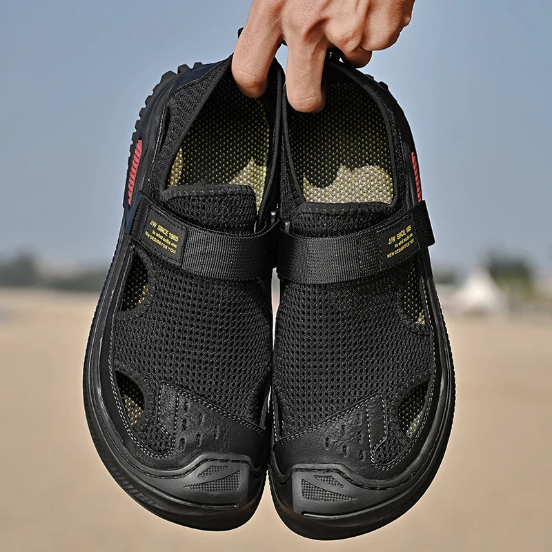 Stijlvolle mesh strandsandalen voor heren