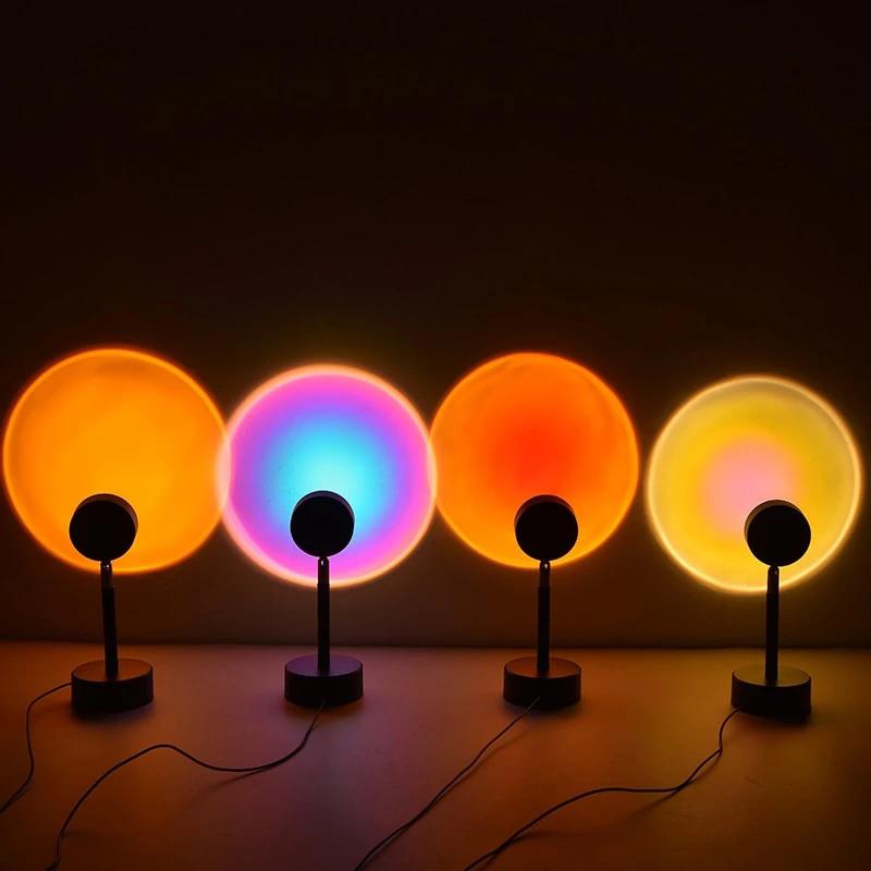 Sfeerlamp voor Kamer met Zonsondergang Projectie 4
