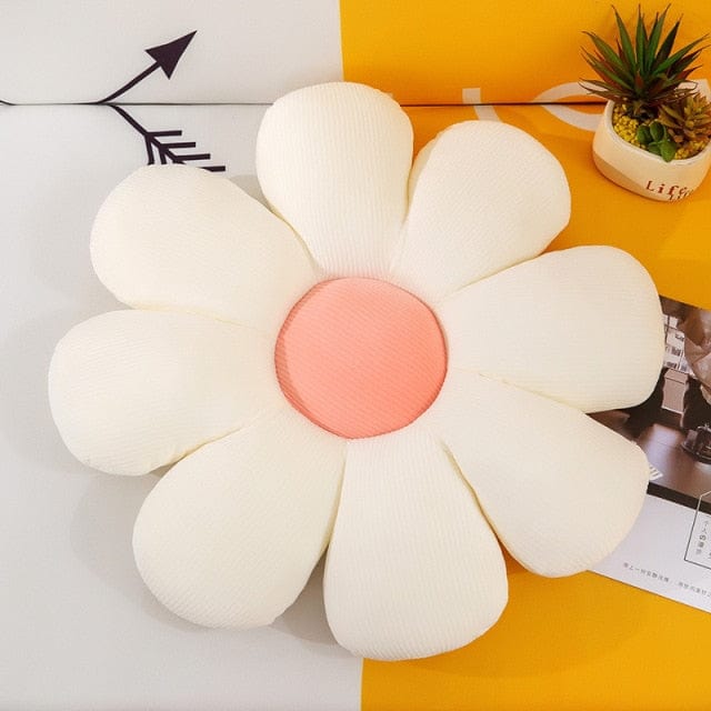 Sierkussen Bloemvormig Decoratief voor Bank en Grond 5