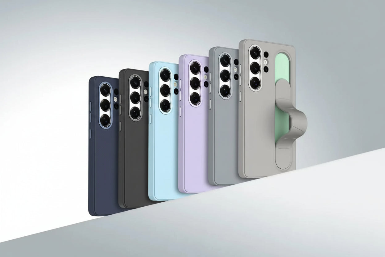 Smartphone Hoes voor Samsung S25 S24 S23 Ultra met Grip 1