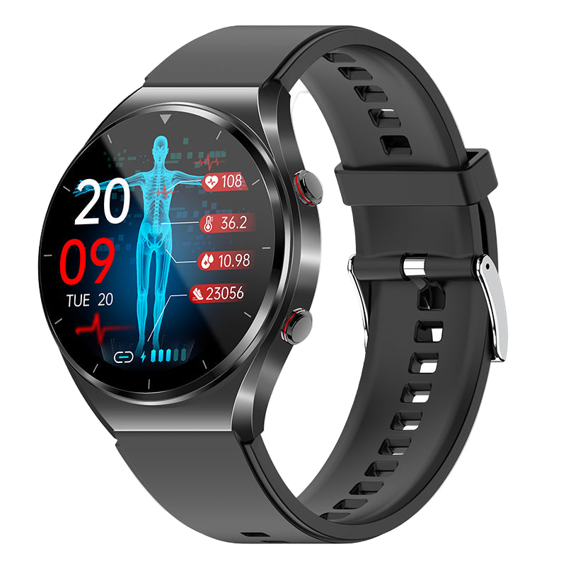 Smartwatch voor Gezondheidsmonitoring met ECG en Hartslag 0