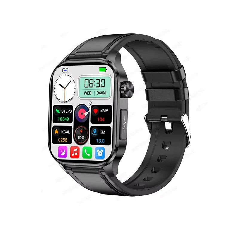 Smartwatch voor Senioren met Gezondheidsmonitoring en Bluetooth Connectiviteit 5