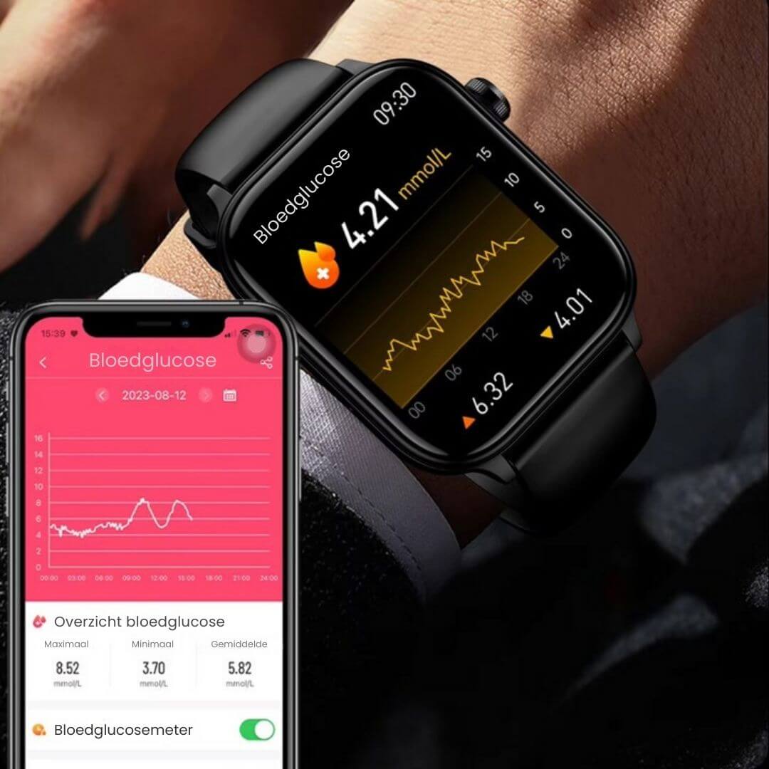 Smartwatch voor Senioren met Gezondheidsmonitoring en GPS 3