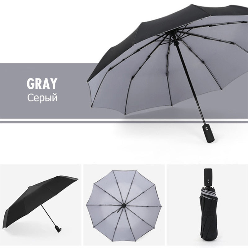 Stormparaplu Automatische Openen Compact en Windbestendig 8