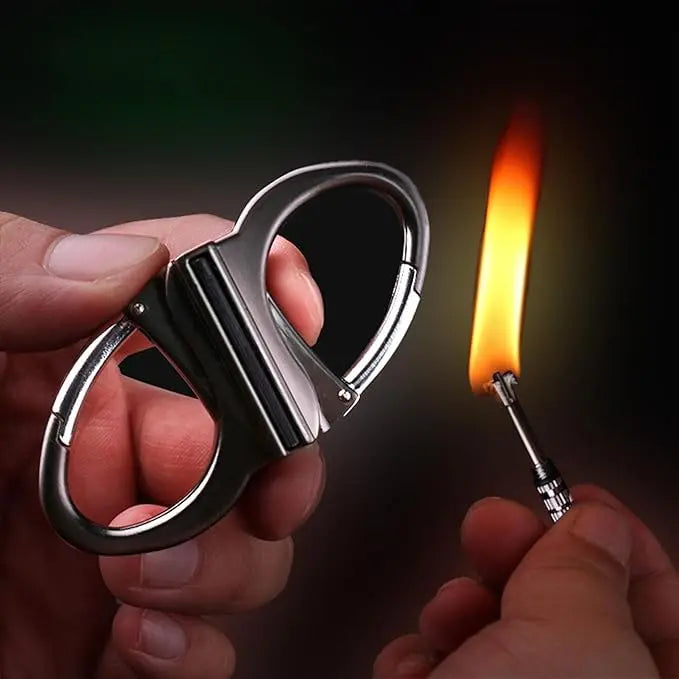 Survival Sleutelhanger Aansteker 2-in-1 0