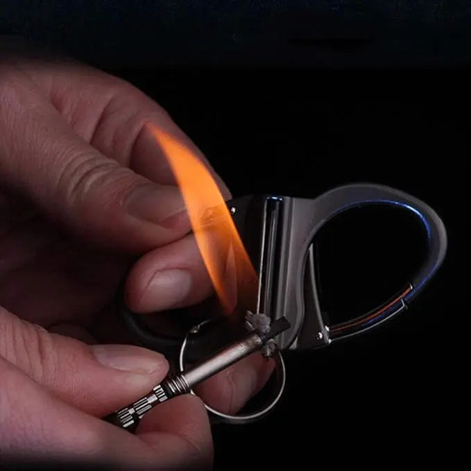 Survival Sleutelhanger Aansteker 2-in-1 3
