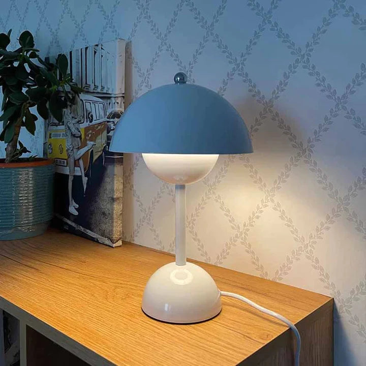 Tafellamp Scandinavisch Design met Paddestoelvorm en 3 Helderheidsniveaus 3