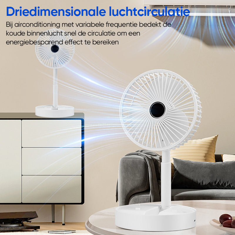 Tafelventilator Telescopisch Design Draagbaar Met Stille Werking 6