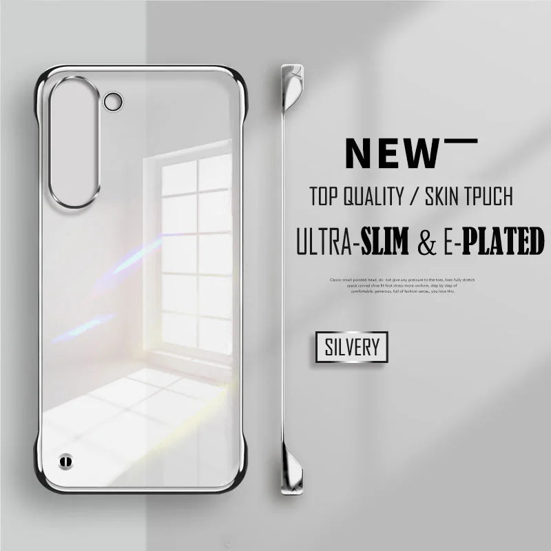Telefoon Case Frameloos Transparant voor Samsung S25 S24 S23 1