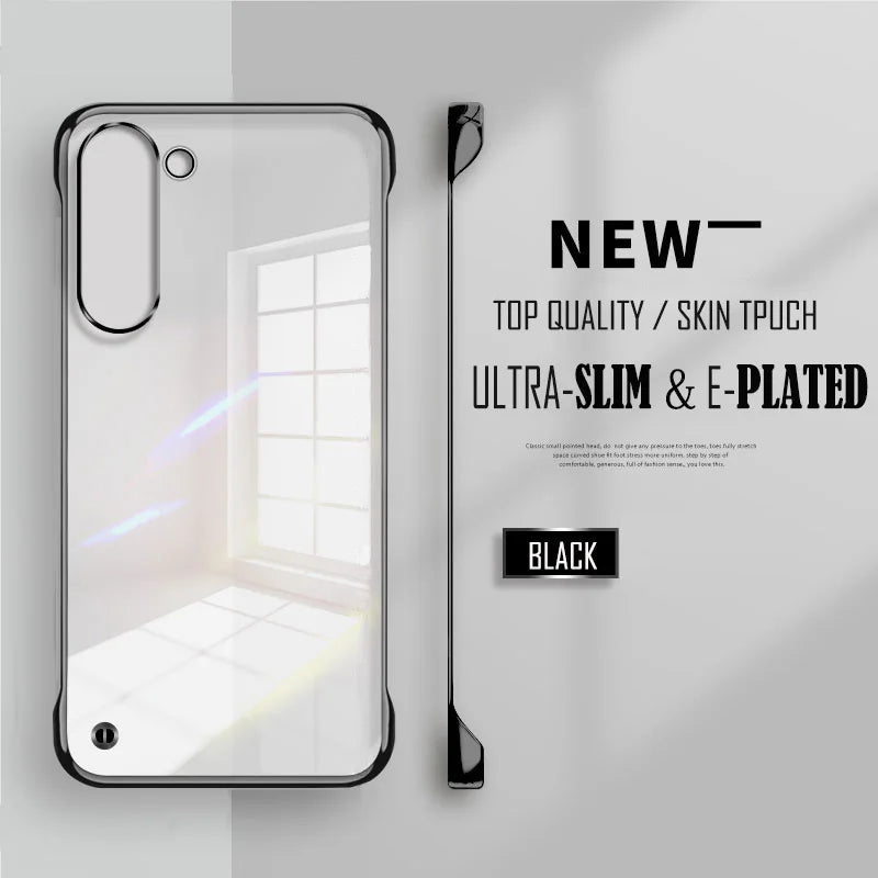 Telefoon Case Frameloos Transparant voor Samsung S25 S24 S23 2