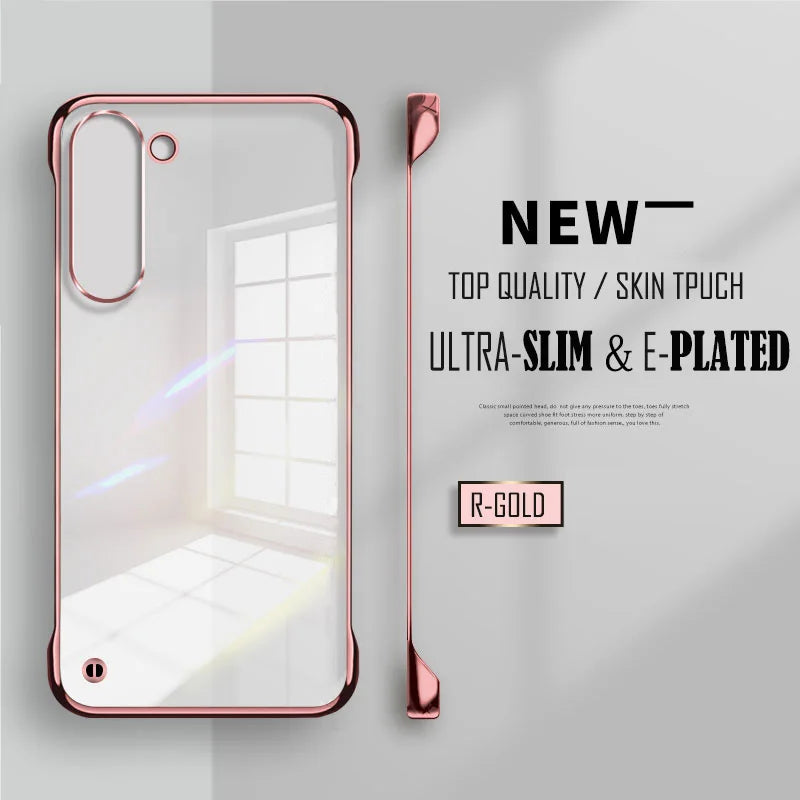 Telefoon Case Frameloos Transparant voor Samsung S25 S24 S23 4