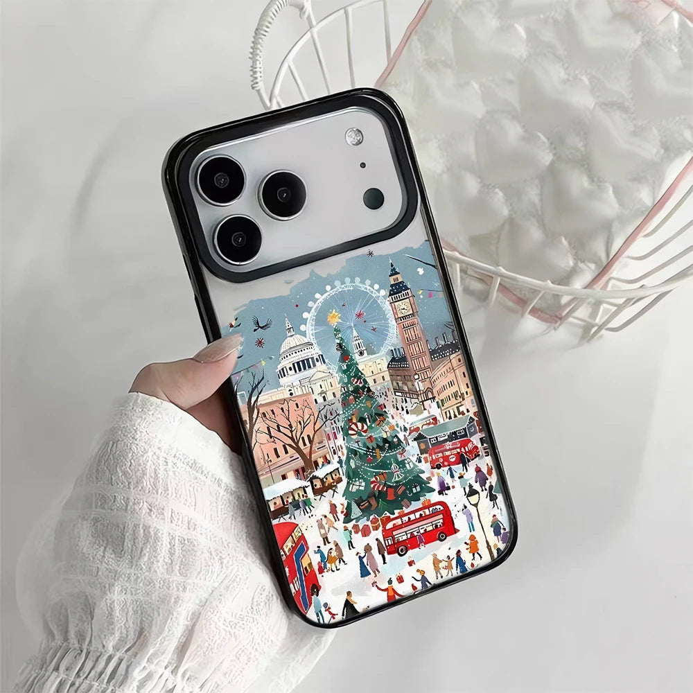 Telefoon Case Huis Landschap voor iPhone 9