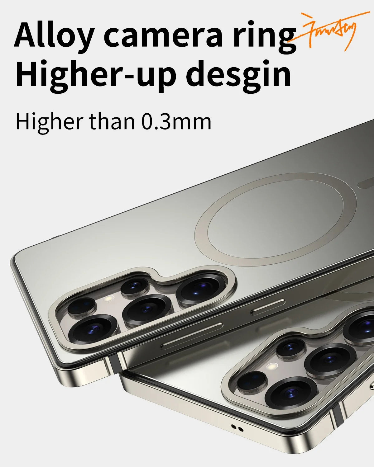 Telefoonhoes voor Samsung Galaxy S25 Ultra Metalen Bescherming Moderne Stijl 0
