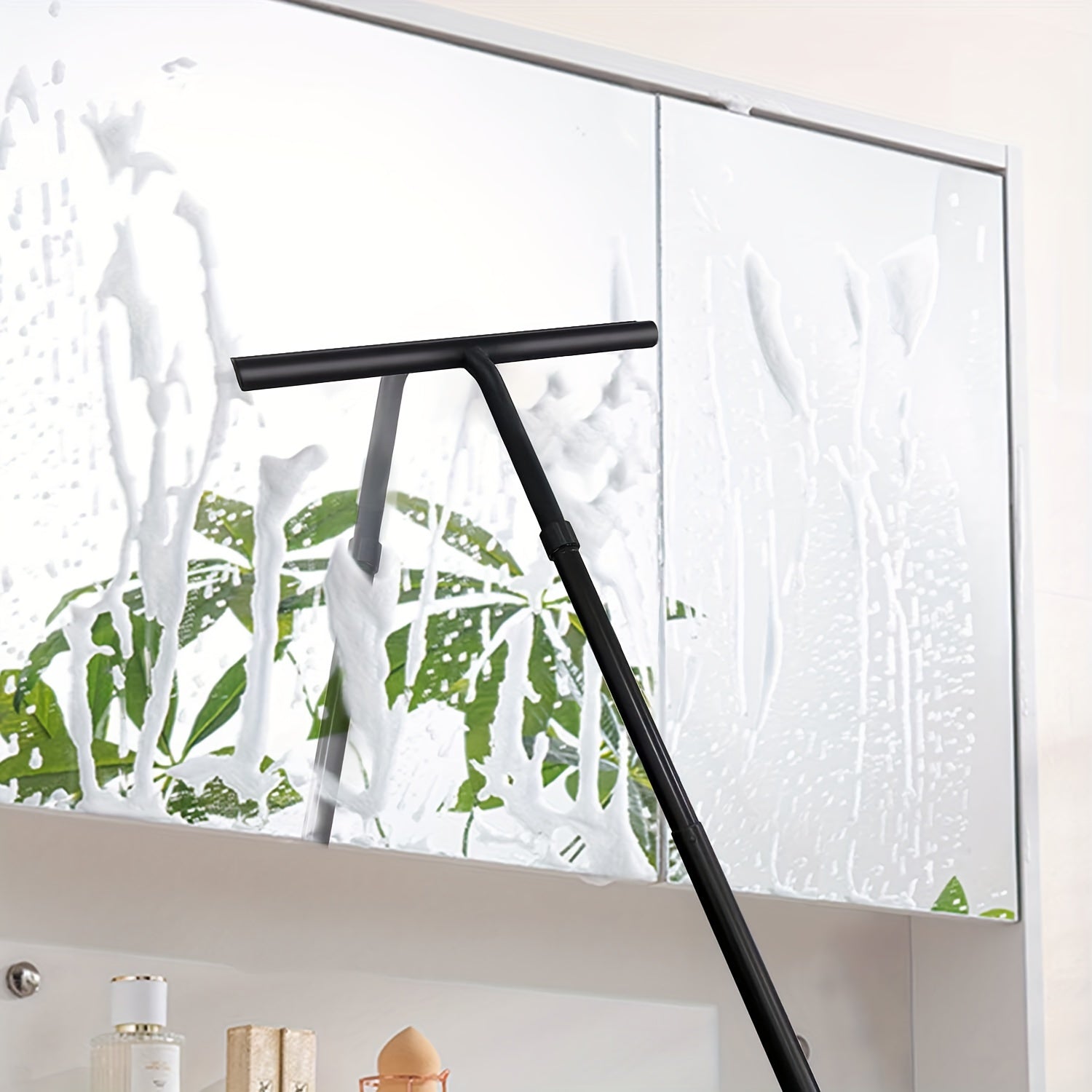 Telescopische Douchewisser voor Badkamer met Uitschuifbare Steel 3