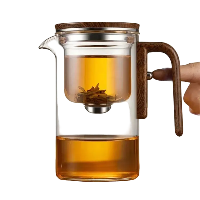 Thee Infuser Met Houten Handvat Voor Perfecte Theeervaring 0