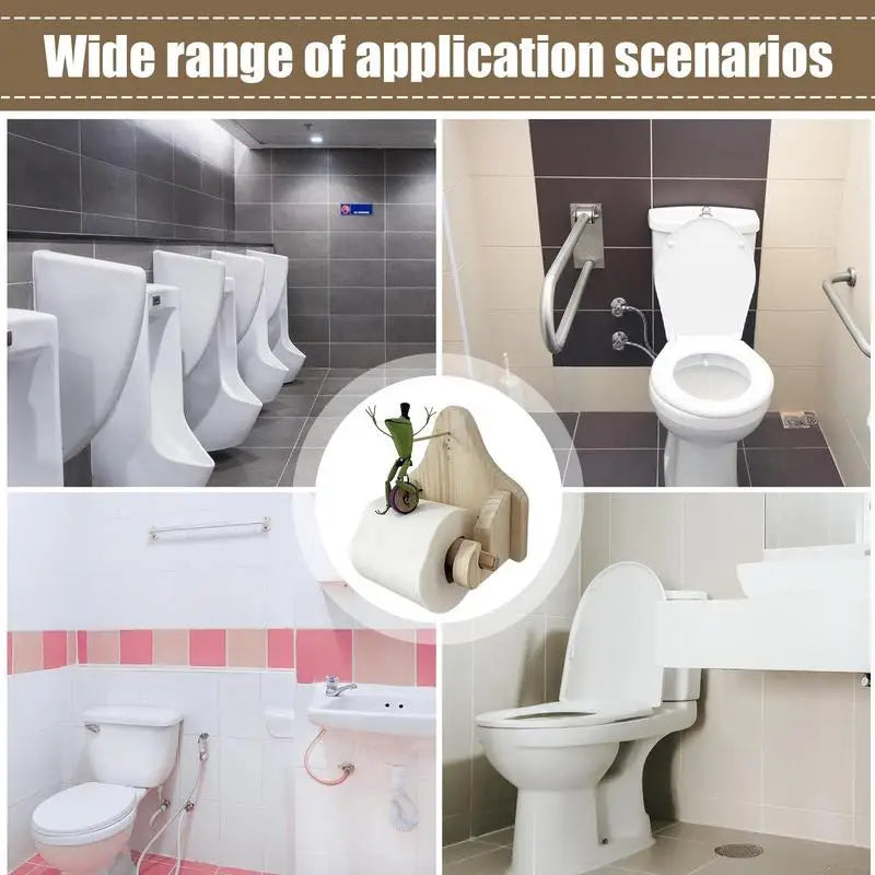 Toiletpapierhouder met Kikker Design 2